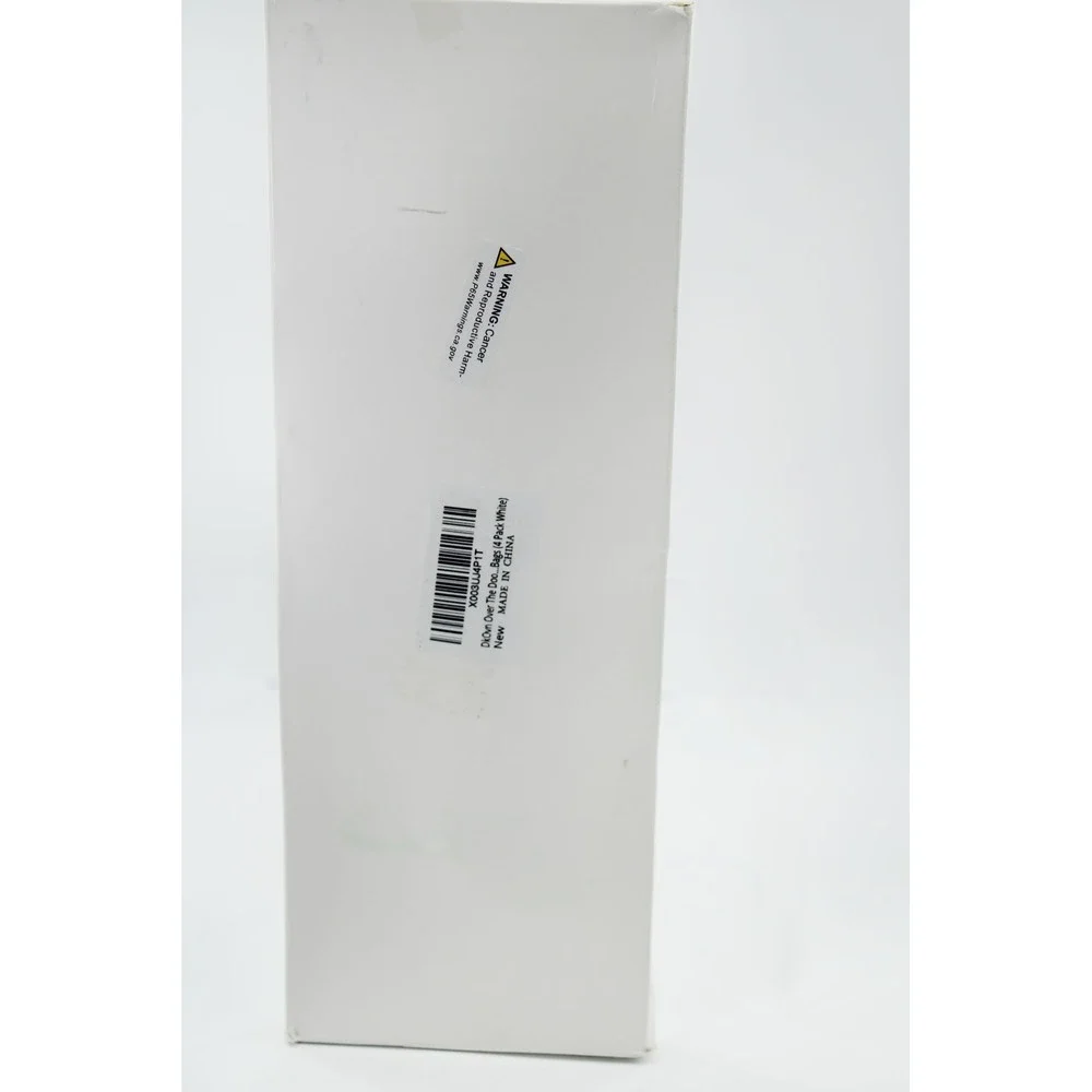 4 Pack DkOvn Over The Door Bag Hooks White Metal
